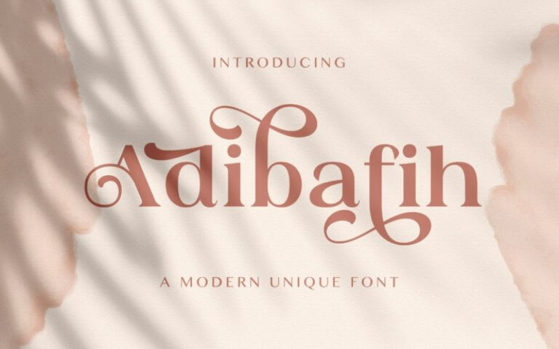 Adibafih Serif Font