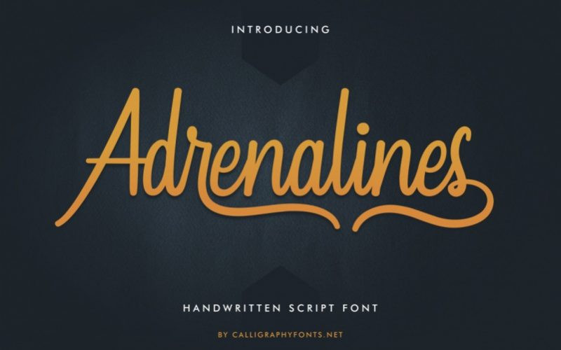 Adrenalines Font