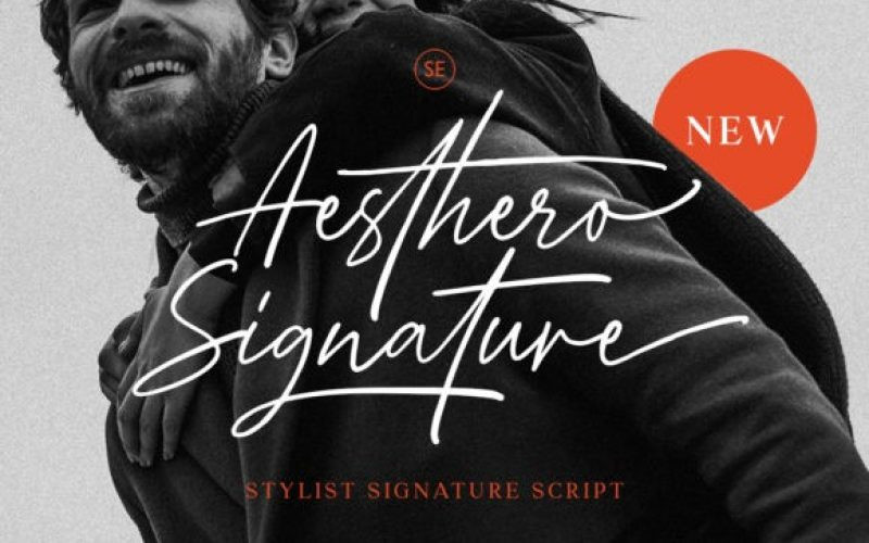 Aesthero Handwritten Font