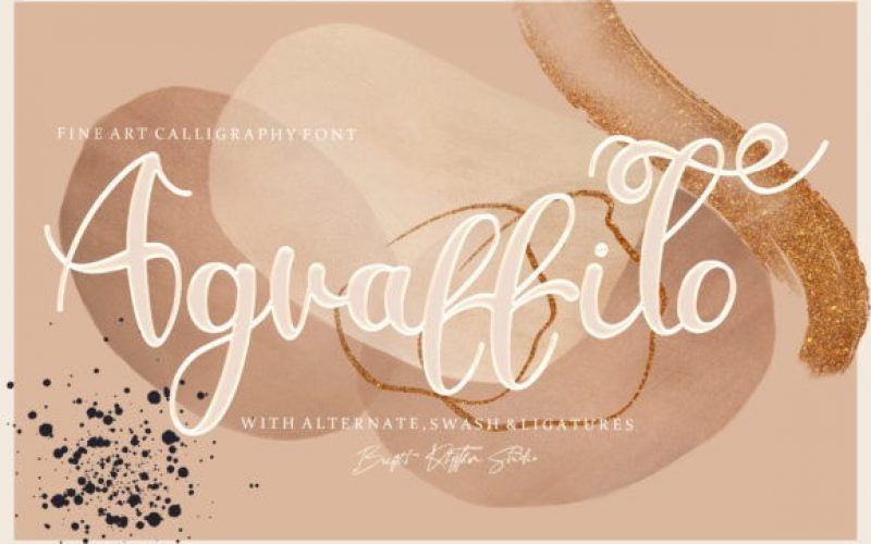 Agraffito Calligraphy Font