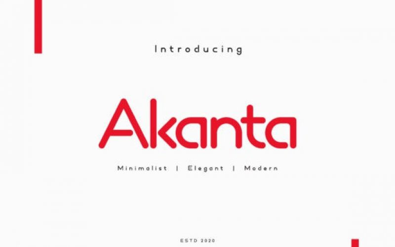 Akanta Font