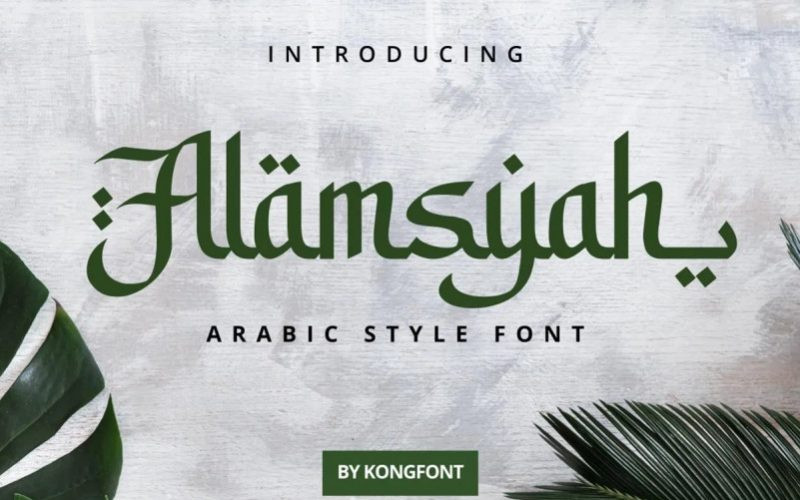 Alamsyah Display Font