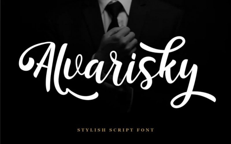 Alvarisky Script Font