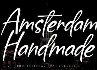 Amsterdam Handmade Script Font