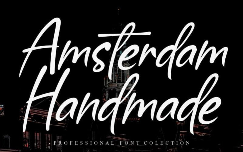 Amsterdam Handmade Script Font