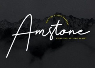 Amstone Handwritten Font