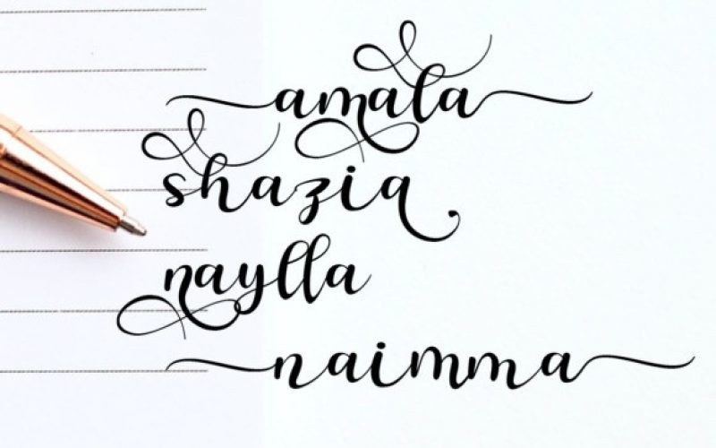 Angeles Calligraphy Font