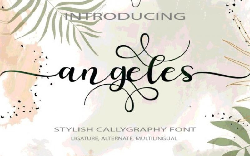 Angeles Calligraphy Font