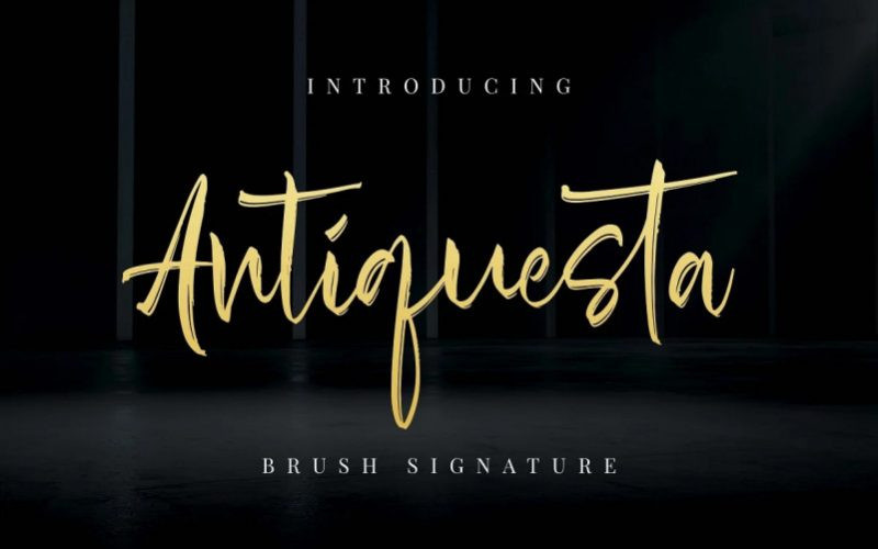 Antiquesta Brush Font