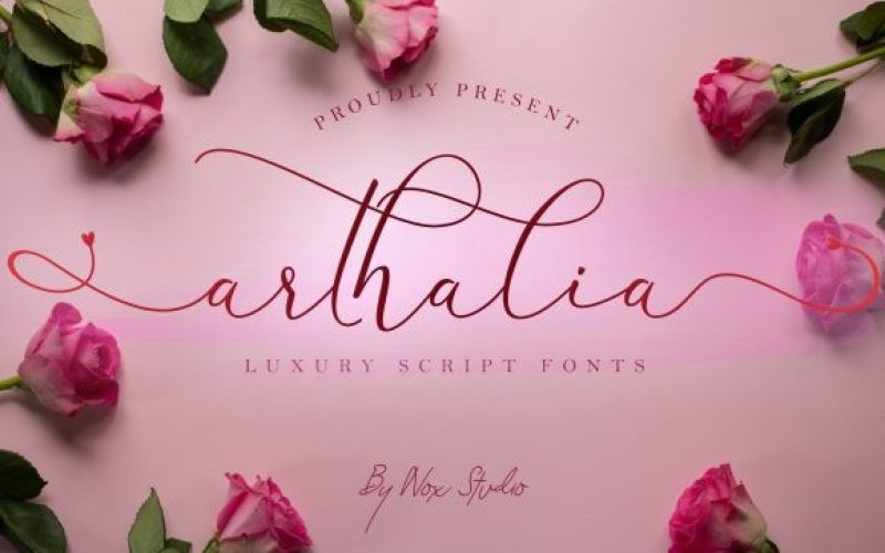 Arthalia Calligraphy Font