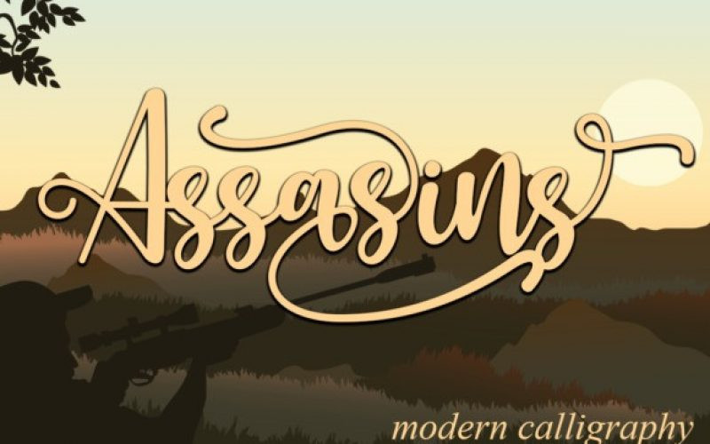 Assasins Calligraphy Font