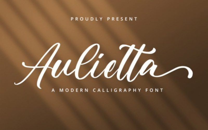 Aulietta Calligraphy Font