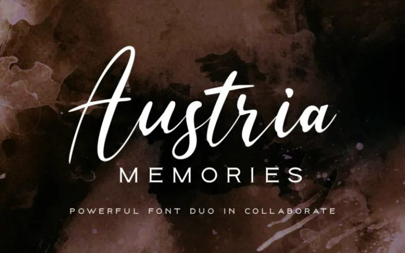 Austria Memories Font Duo