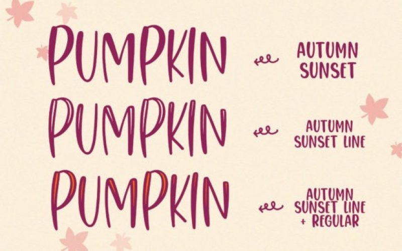 Autumn Sunset Font