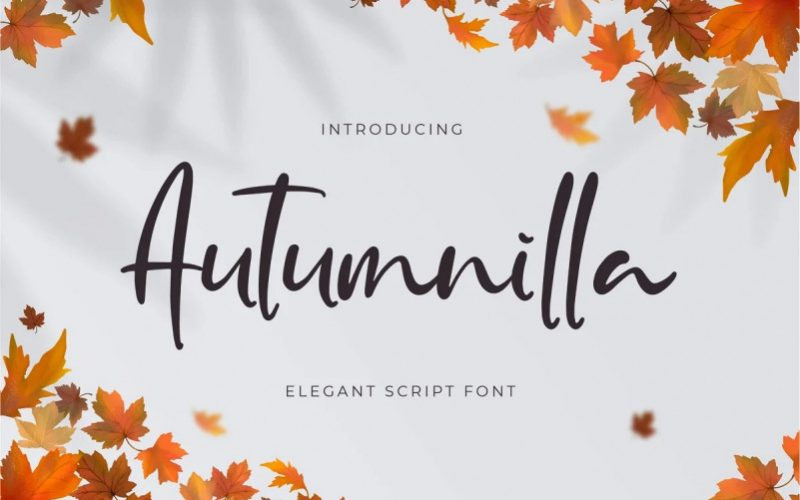 Autumnilla Script Font