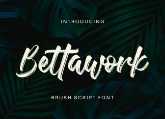 Bettawork Brush Font