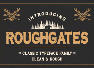 Roughgates Display Font