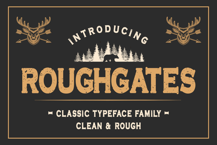 Roughgates Display Font