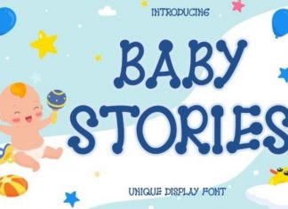 Baby Stories Display Font