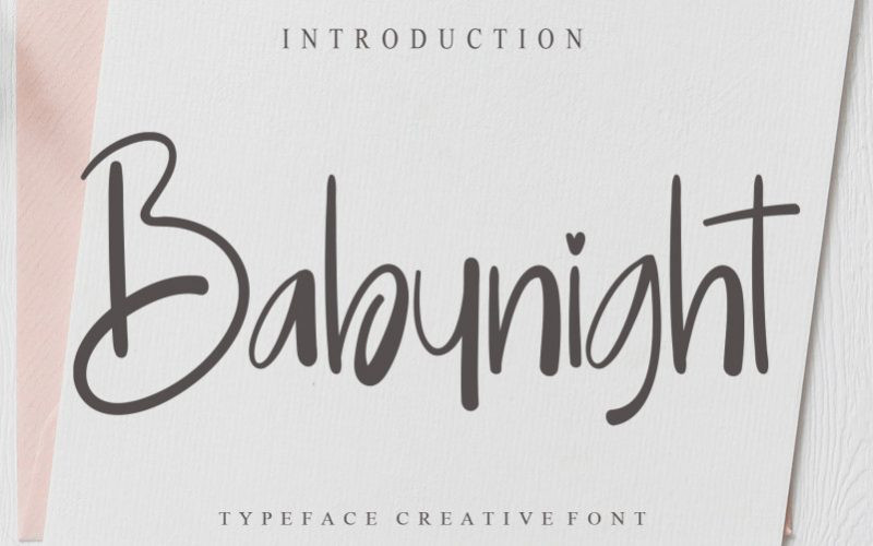 Babynight Font