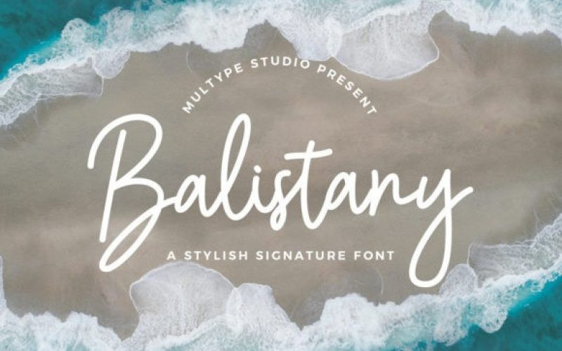 Balistany Handwritten Font