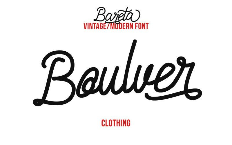 Bareta Handwritten Font