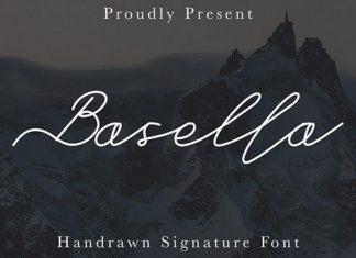 Basella Handwritten Font