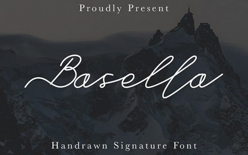 Basella Handwritten Font