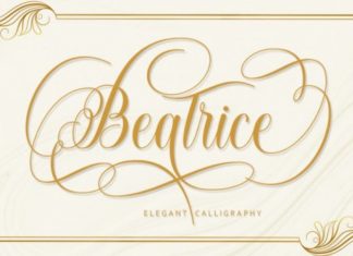 Beatrice Calligraphy Font