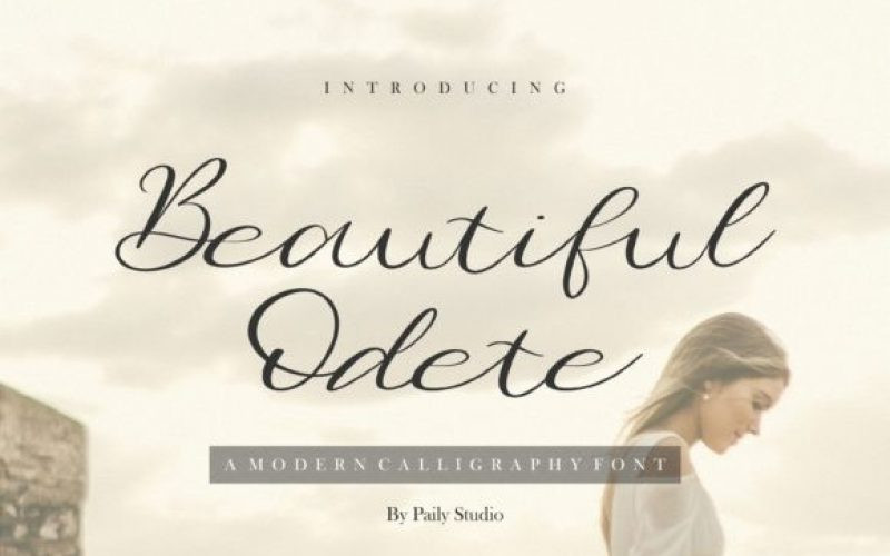 Beautiful Odete Script Font