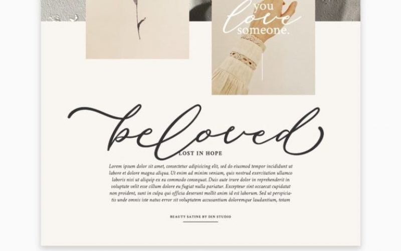 Beauty Satine Script Font