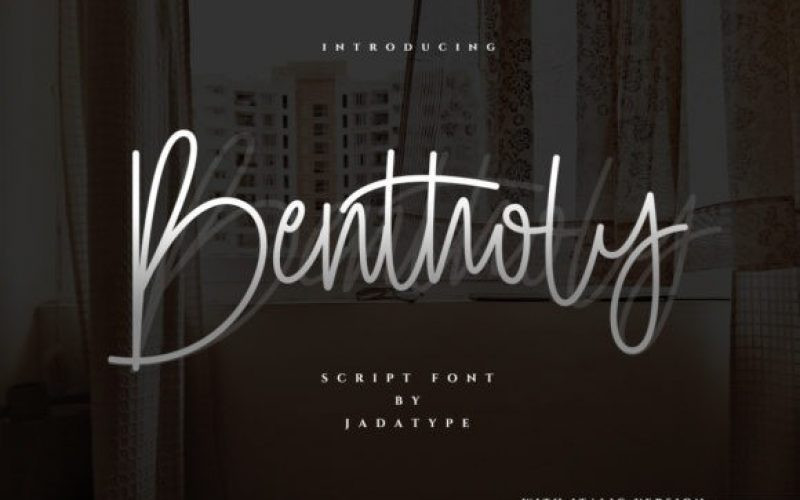 Bentholy Handwritten Font