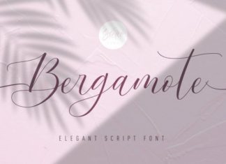 Bergamote Calligraphy Font