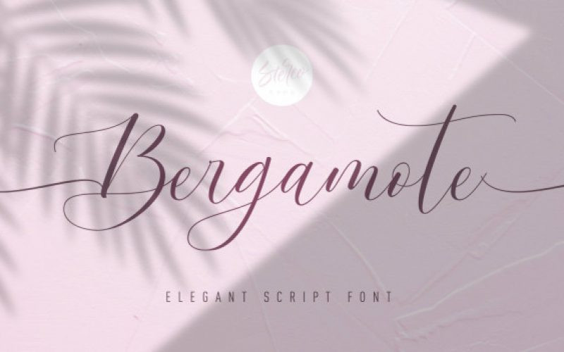 Bergamote Calligraphy Font