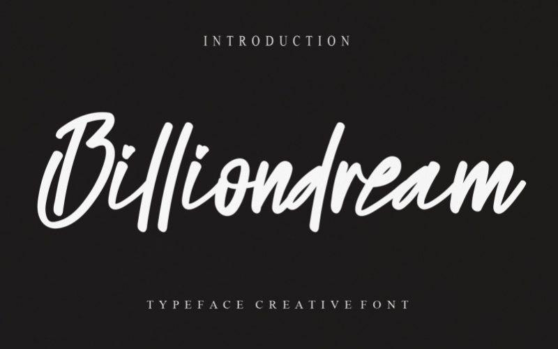 Billiondream Font