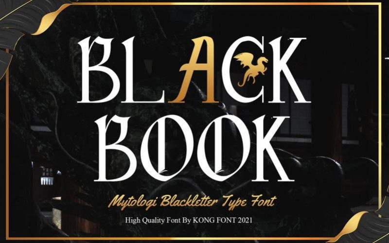 Blackbook Blackletter Font