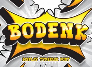 Bodenk Display Font