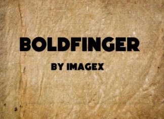Boldfinger Sans Serif Font
