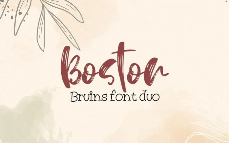 Boston Bruins Font