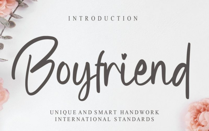 Boyfriend Font