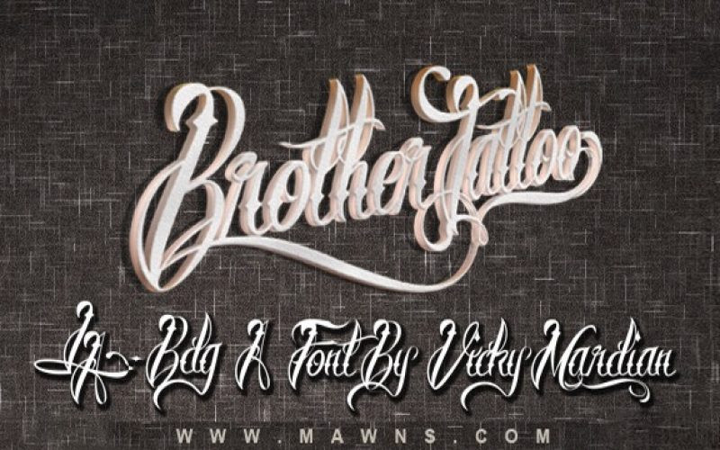 Brother Tattoo Script Font