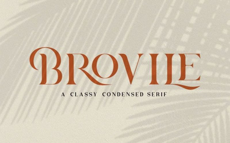 Brovile Serif Font