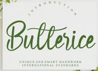 Butterice Font