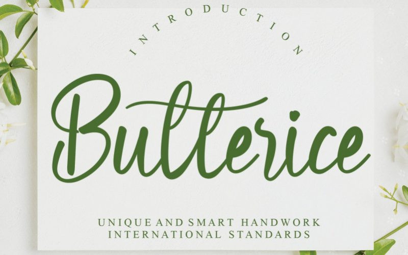 Butterice Font