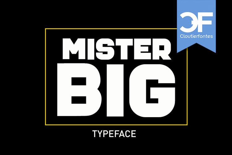 Mister Big Display Font