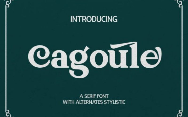 Cagoule Serif Font