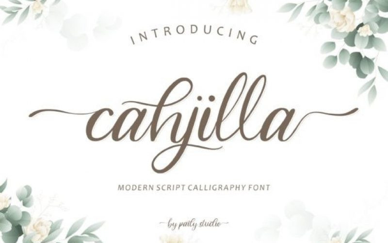 Cahjilla Calligraphy Font