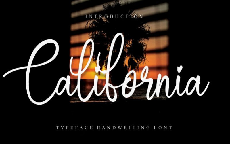 california lettering fonts tattoo