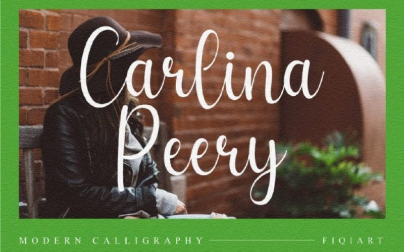 Carlina Peery Script Font