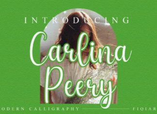 Carlina Peery Script Font